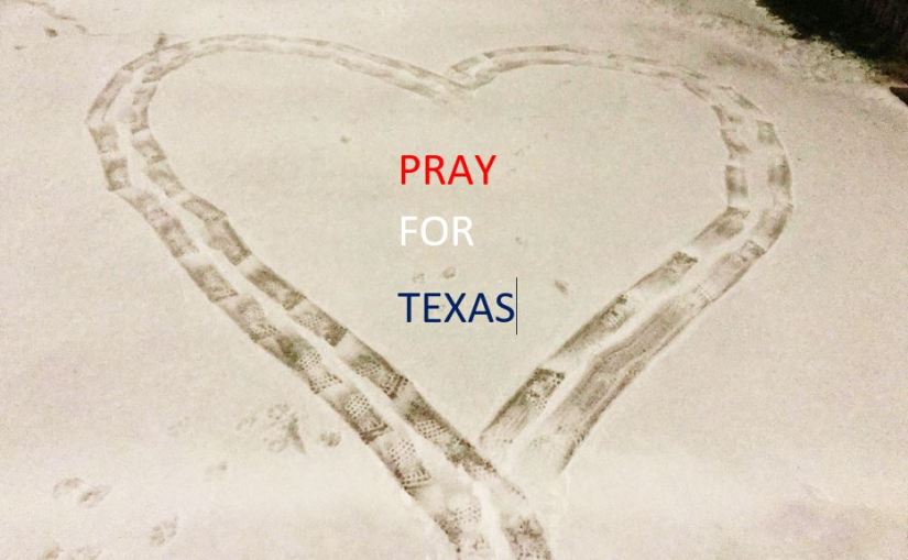 We Are Frozen Here in Texas but God is Shining on Us!